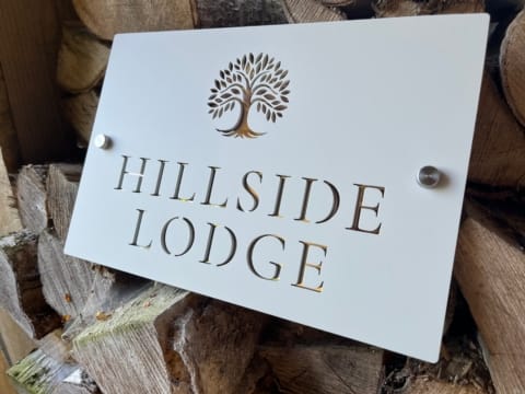 Tree Design Acrylic House-Gate-Door Sign Various Sizes with fixings