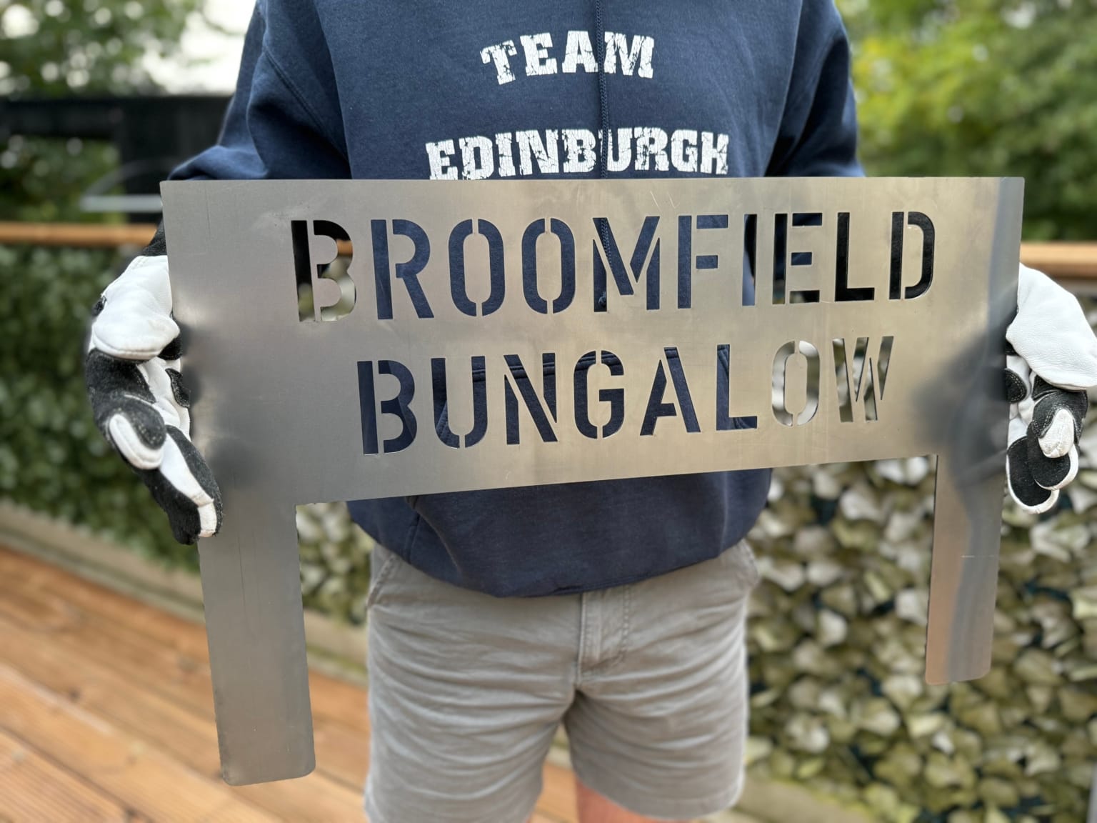 House Signs - House Number - Made With 2mm Thick Corten Steel With Posts for Quick Easy Install -various sizes available No Fixings Required - Image 15