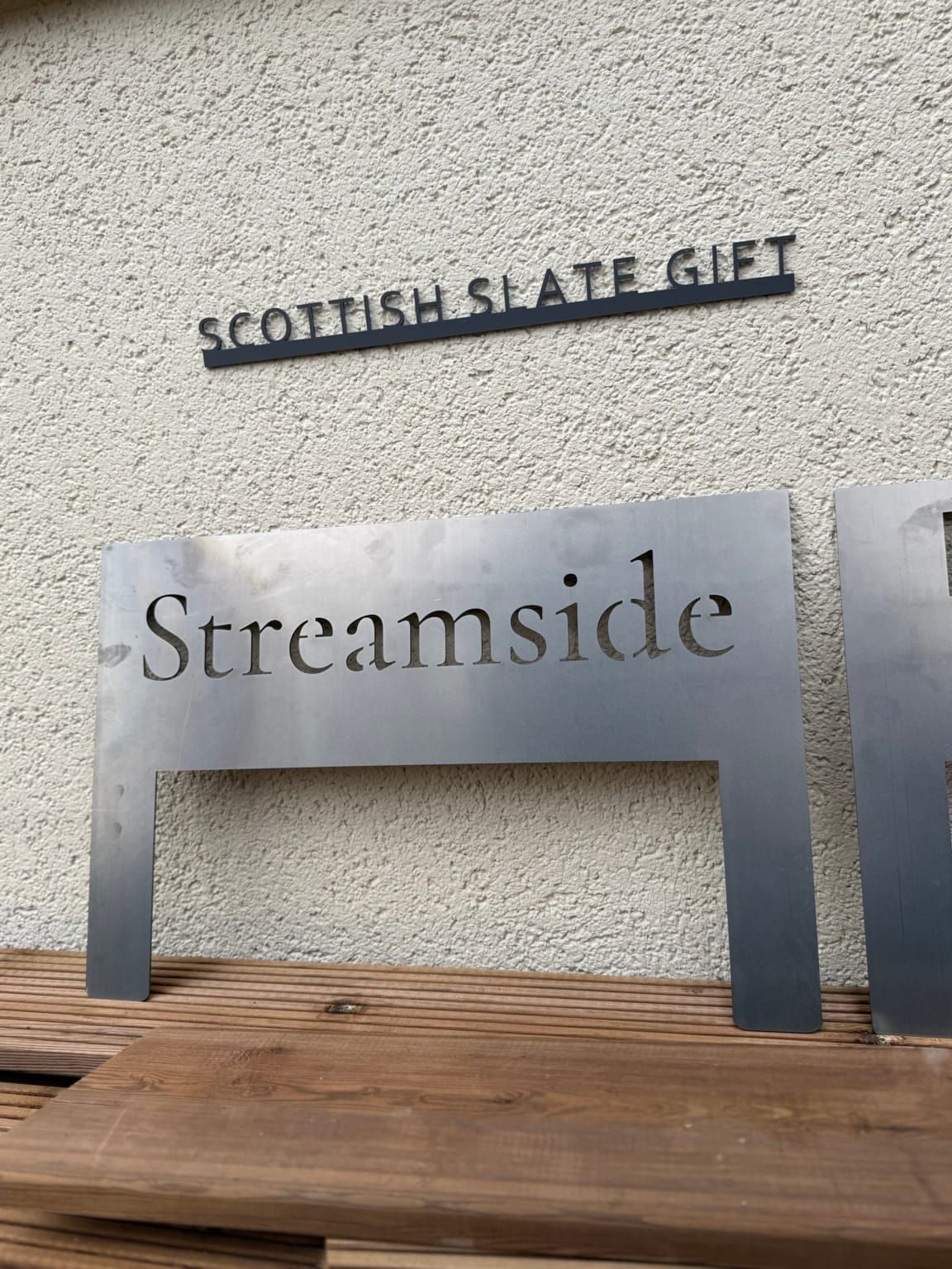 House Signs - House Number - Made With 2mm Thick Corten Steel With Posts for Quick Easy Install -various sizes available No Fixings Required - Image 13